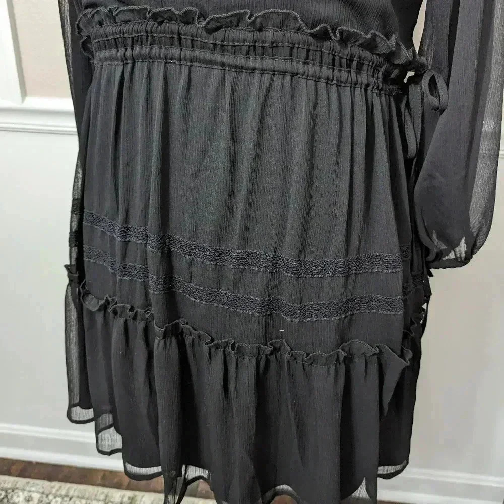 2/$10 Cato Black Mini Dress - Picture 4 of 9